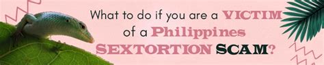 Sextortion Laws Philippines .